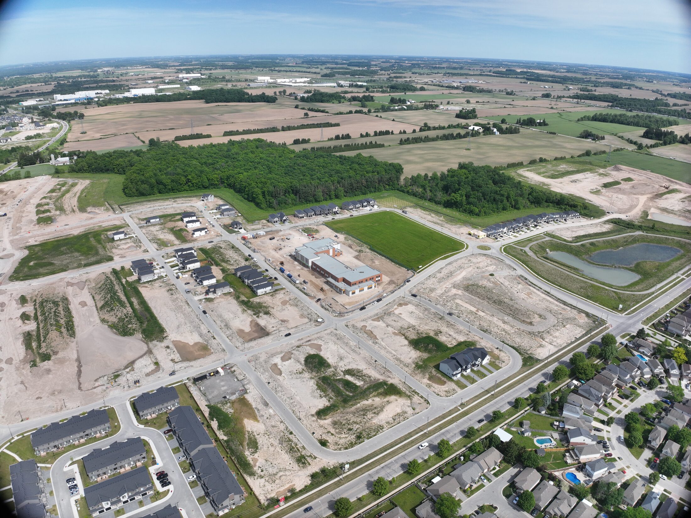 Aerial view of Jackson Meadows